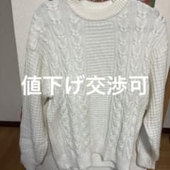 ニット　白のサムネイル