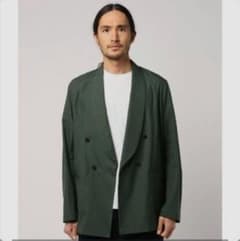 AURALEE SHAWL COLLAR JACKET ショールカラージャケットのサムネイル