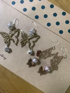 ♡ハンドメイド♡ピアス♡バタフライのサムネイル