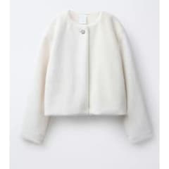 最終値下げ！新品 ZARA フェイクファー ボレロジャケットのサムネイル
