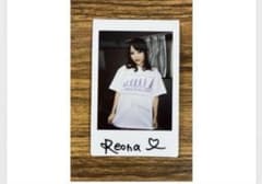 ReoNa 直筆サイン入りtシャツ ◇冨安れおな◇直筆サイン入りオリジナルTシャツ(紫プリント・L