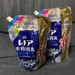 レノア 本格消臭 スポーツ フレッシュシトラスブルーの香り 詰替 1390mLのサムネイル