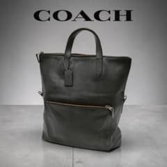 COACH コーチ レザー トートバッグ ブラックのサムネイル