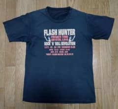 FLASH HUNTER フラッシュハンター Tシャツ ブラック バンドTシャツのサムネイル