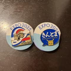万博ピンバッジ2個セットのサムネイル