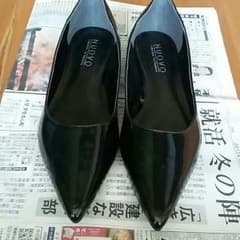 ＸＬ☆エナメルぺたんこパンプスのサムネイル