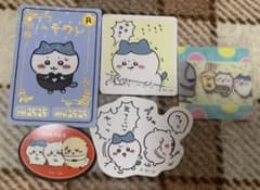 ちいかわ ハチワレ ステッカー カード 5点セットのサムネイル