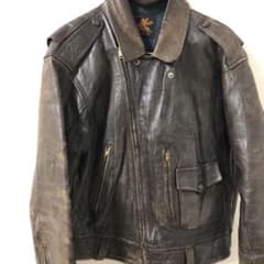 ビンテージ　ライダース　dポケ　30s 40s 50s 茶芯のサムネイル