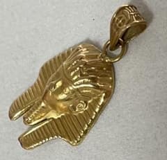 18金 ツタンカーメンヘッドネックレストップ - メルカリ