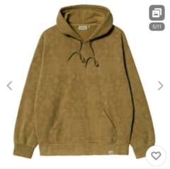 Carhartt WIP 総柄 パーカー ペイズリー ブラウン sのサムネイル