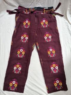 BODE Peacock Trousers 刺繍 リネン 33 エンブロイダリー
