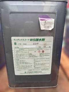 ランデックスコート WS疎水剤 B クリア 12.5kgのサムネイル