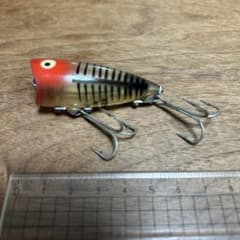 オールド　ヘドン　チャガーjr スミスカラー　レア　美品！ アメリカンオールドルアー！ ヘドン チャガー Jr 吹き目 左ズレ目 中古