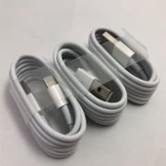 1メートルライトニングケーブルx3 充電ケーブルiPhone 純正 未使用品のサムネイル