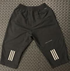 adidas ハーフパンツ ブラック Lサイズ　シアサッカー素材のサムネイル