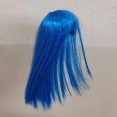 カスタムドール 青色ロングウィッグのサムネイル
