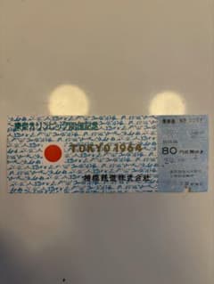 東京オリンピック開催記念 相模鉄道 乗車券 1964年のサムネイル