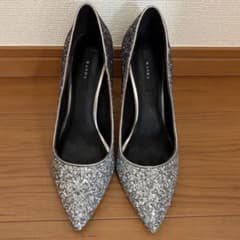 RANDA 23cm グリッター　ハイヒール　ブライダル　パンプスのサムネイル