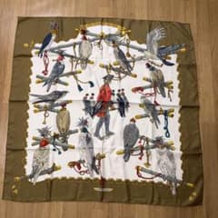 HERMES カレ90 LES OISEAUX DU ROY スカーフ - メルカリ