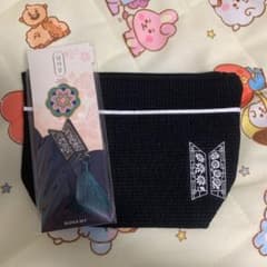 BTSダルマジュン　ポーチ&ピンバッチセット　新品未使用のサムネイル