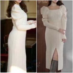 未使用保管品◎Her lip to バンビーナケーブルニットドレス こじはる 未使用保管品◎Her lip to バンビーナケーブルニットドレス こじはる