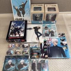 中古】 呪術廻戦 五条悟 38点まとめ売り 缶バッジ アクスタ るかっぷ