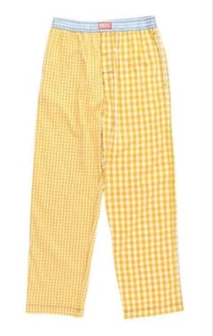 ディーゼル　新品　メンズ　ルームウェア(ギンガム/オレンジM)