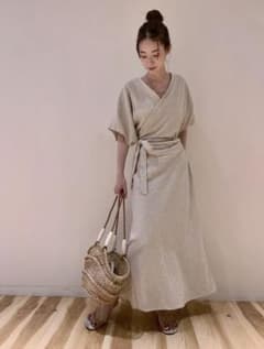 plage プラージュ　21ss ラップワンピースのサムネイル