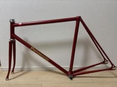 Panasonic パナソニック 競輪フレーム ディープレッド ピスト njs