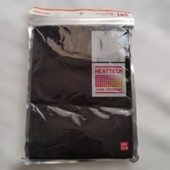 【新品未開封】UNIQLO HEATTECH ブラック UネックT 160のサムネイル