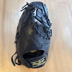 Rawlings 軟式用 ファーストミット ブラックのサムネイル