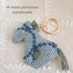 ⚮̈ ミナペルホネン タンバリン ハンドメイド マスコットチャーム 馬