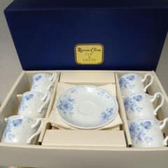 ナルミ カップ＆ソーサー・6客セット 昭和レトロ元箱有り新品・未使用
