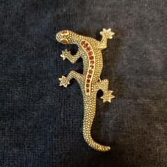 アンティーク　爬虫類のピンブローチのサムネイル