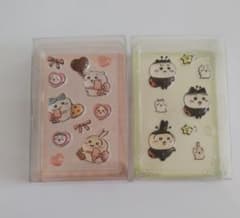 新品 ちいかわ PUKU CHUUU ぷくちゅー シール 2種セットのサムネイル