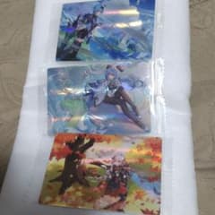 原神ウエハース2  ビジュアルカード　v18 v21 v23のサムネイル