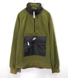 상태좋음 ♥NIKE✨️나이키 하프 Zip 양털 풀오버 카키