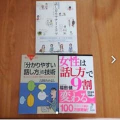 【メンマ様専用】話し方の本のサムネイル