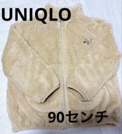 UNIQLOフリース ベージュ　90センチのサムネイル