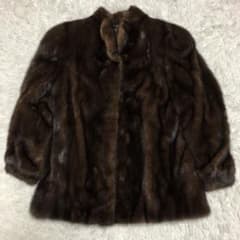SAGA MINK コート 毛皮コート ファーコート ブラウン 13 - メルカリ