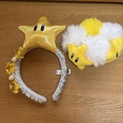 USJ スーパーマリオ スーパースター カチューシャ シュシュ セット