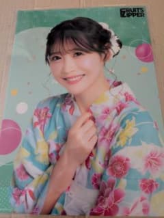 FRUITSZIPPER浴衣すきくじ 櫻井優衣E賞クリアポスター - メルカリ