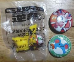 ポケモン 逆襲のピカチュウ マスコット 缶バッジセット - メルカリ
