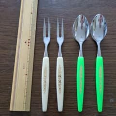 昭和レトロ カトラリーセット フォーク2点、スプーン2点 - メルカリ