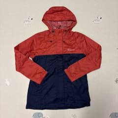 Columbia マウンテンパーカー M 赤/紺　収納袋付きのサムネイル