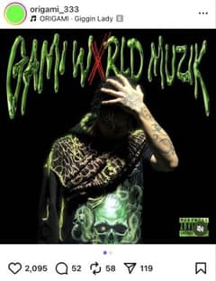 ORIGAMI着用 The end is near clothing パーカー ORIGAMI着用 The end is near clothing パーカー - メルカリ