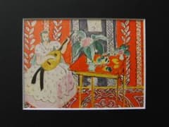 アンリ・マティス「男のモデル」、希少画集より、状態良好、新品高級額装付 アンリ・マティス【リュート】 高級画集画、状態良好、新品高級額装付