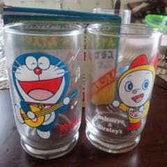 新品　ドラえもん&ドラミちゃん　グラスのサムネイル