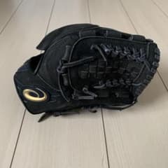 asics 硬式 野球 グローブ ブラックのサムネイル