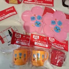 コカコーラ非売品 Qoo プレート スタッキングカップ 6個セットのサムネイル